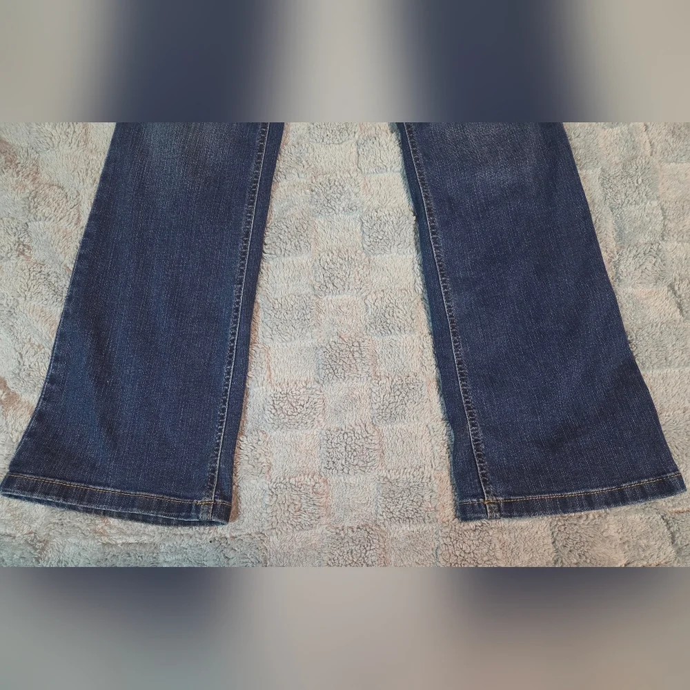 M Jeans By Maurices Women's Curvy High Rise Curvy Boot Blue Jeans Size 8 - Picture 3 of 12
